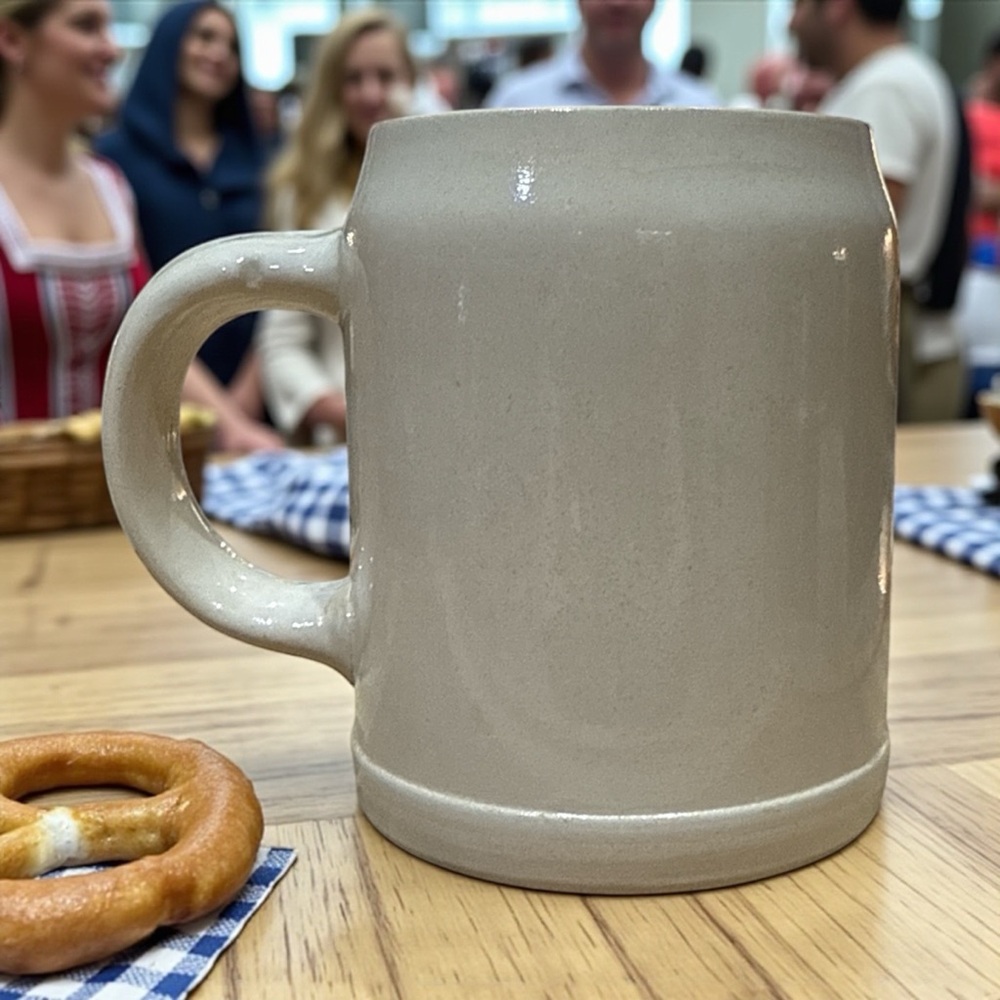 Villeroy & Boch Mettlach Antique German Beer Stein Stoneware Mug .5L